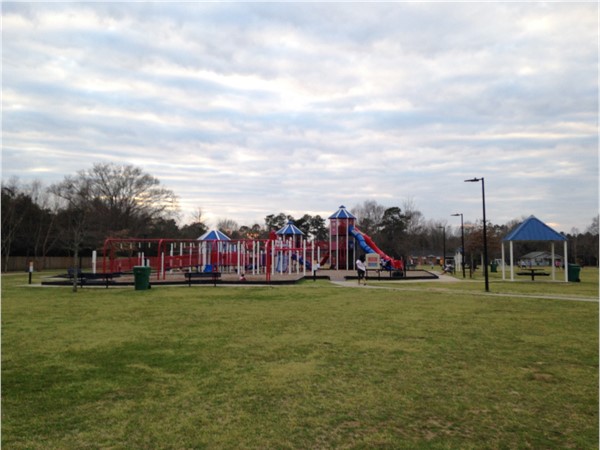 Relay Park offers an elaborate playground, picnic areas, soccer fields, a pavilion and more