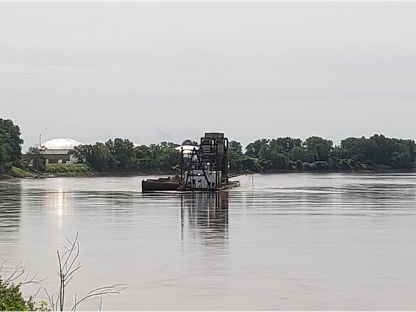 Dredging the river
