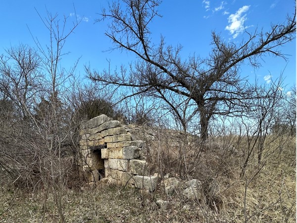 This stone house in Geary County was a one bedroom home for a soldier of Fort Riley