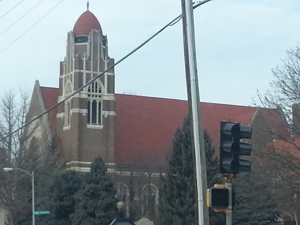 One of the churches in the Dundee neighborhood