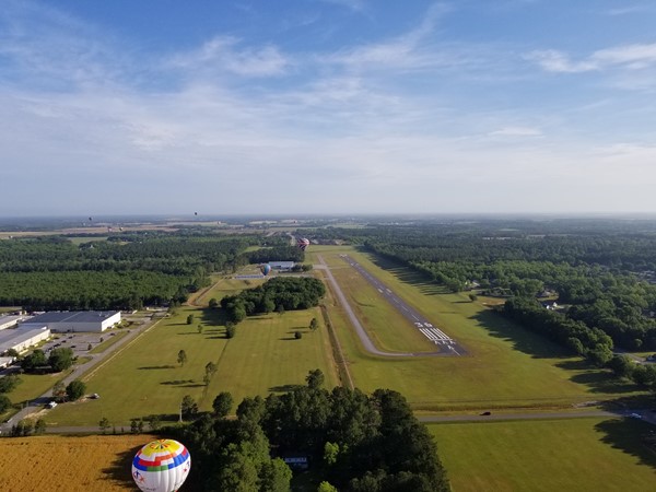 Gulf Coast Hot Air Balloon Festival - My view from above Foley 