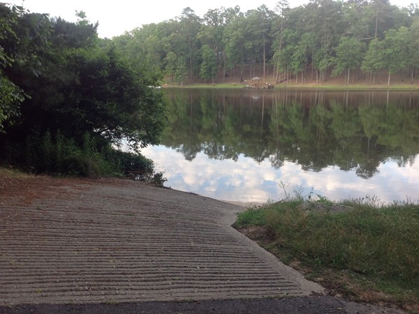 The boat ramp for Indian Lakes residents who do not live on a Wind Lake waterfront lot