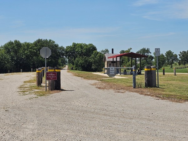 Flint Hills Trail access point perfect for outdoor enthusiasts