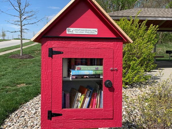 Book sharing box in Falcon Lakes 