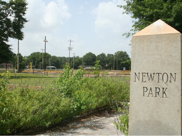 Prattville recreational park full of softball/baseball games and a playground