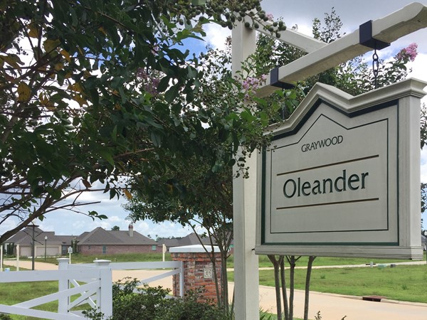 Oleander Subdivision of Graywood Estates