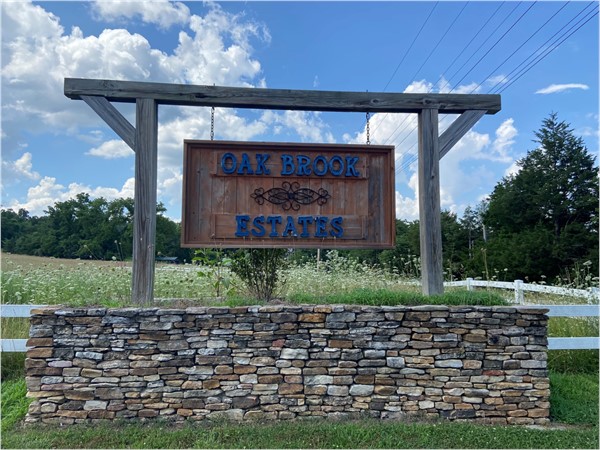 Oak Brook Estates subdivision - Walnut Shade, MO