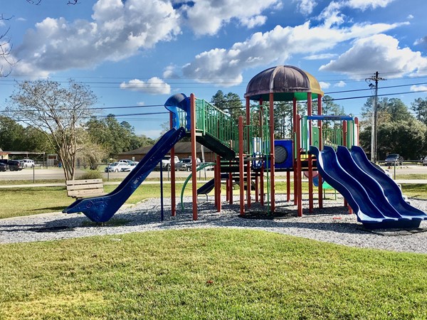 One of the community parks playgrounds