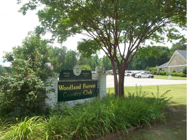 Entrance to Woodland Forrest Country Club