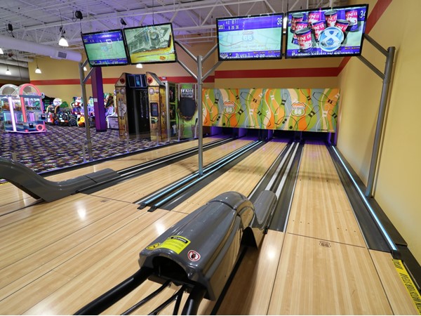 With four mini bowling lanes, Tilt Studio at Pecanland Mall in Monroe is pure family fun
