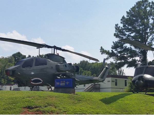 Cobra and Huey Helicopters at PEO Aviation on Redstone Arsenal