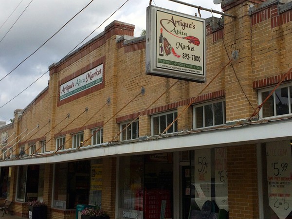 Artique's Market shopping center in Abita Springs is also the home of Rosies Tavern\