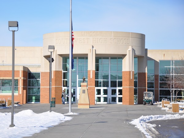 Lincoln Southwest, one of Lincoln's newer high schools, located just minutes from Vavrina Meadows