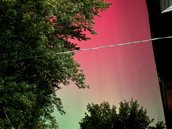 Fabulous view of the northern lights 