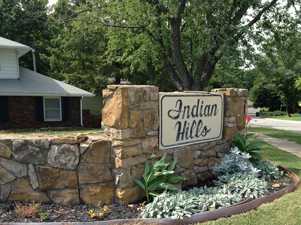 Welcome to Indian Hills neighborhood in Lawrence