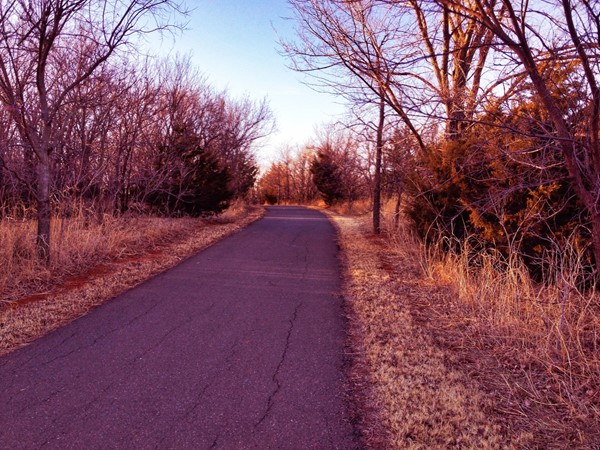 Incredible walking trails at our Northwest Oklahoma Bluff Creek Trails 