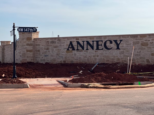 Annecy is a new development in Edmond located on MacArthur