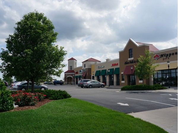 Hampton Lakes Square is a wonderful neighborhood.Take the sidewalks and you'll be there in no time