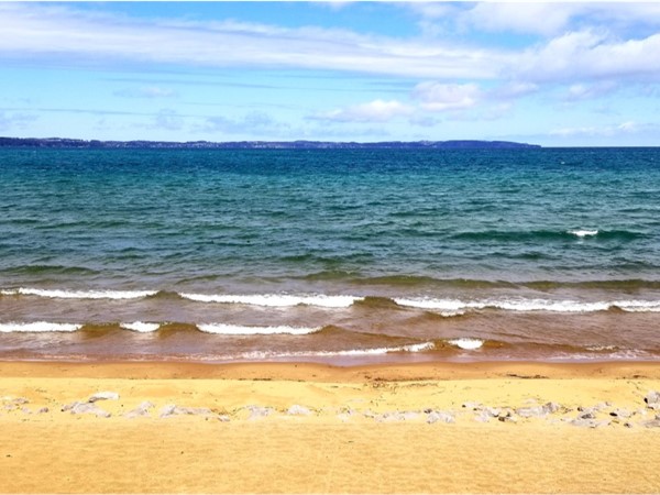Gorgeous colors throughout Grand Traverse Bay as spring starts to move into Northern Michigan