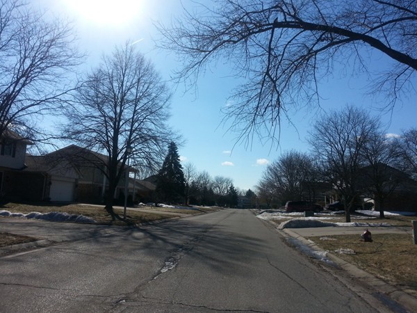 Streetview for Riverbend West subdivision, Grand Blanc Township MI