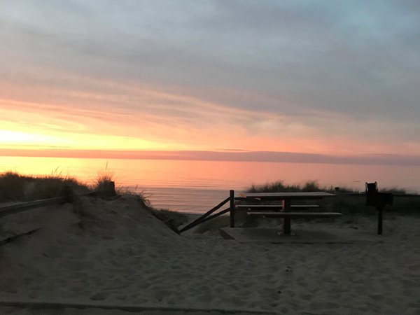 AuTrain beach sunset