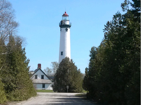 The New Lighthouse in Presque Isle near Alpena