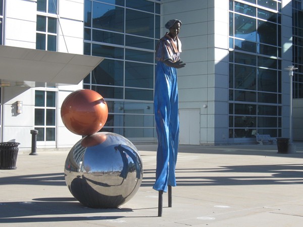 Art at the Centurylink Center in downtown Omaha, home of Creighton Bluejays men's basketball