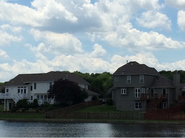 The lake in Graystone subdivision