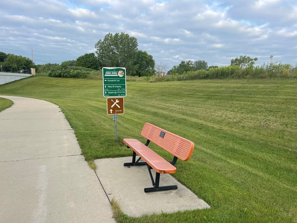 Throughout the Cedar Valley there are signs to let you know where to travel and resting spots