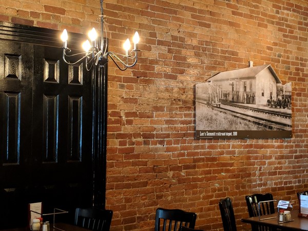 Some cool decor at Main Slice in Historic Downtown Lee's Summit