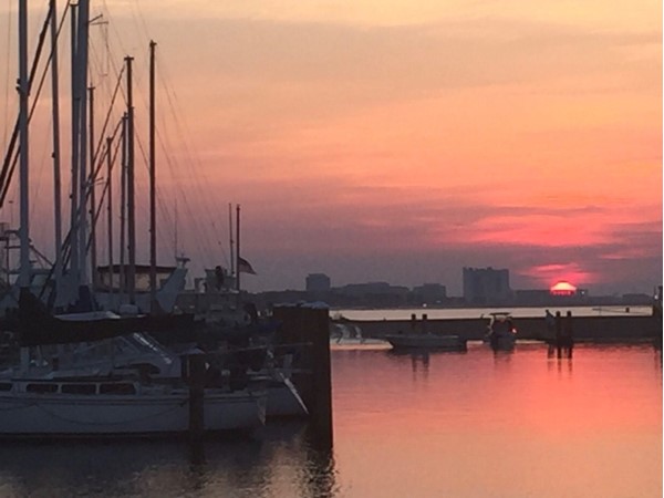 Beautiful sunset in Gulfport