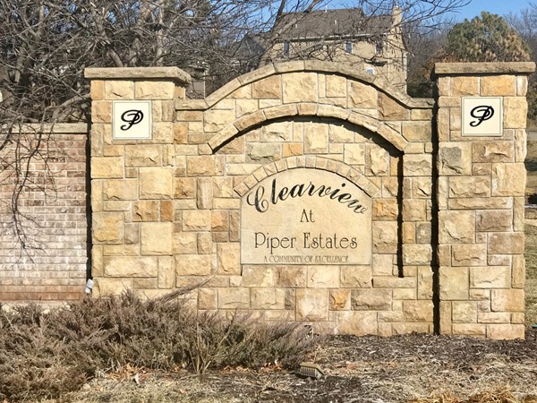 Clearview at Piper Estates entrance