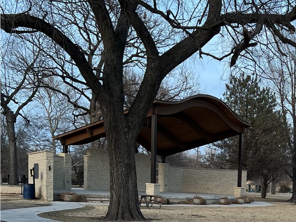 Island Park Performance Venue built in 2018 by Winfield Rotary Club as their Centennial project