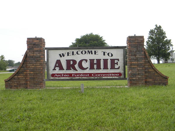 Welcome to Archie, MO