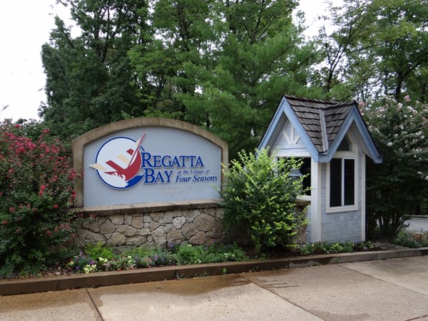 Entrance to Regatta Bay Condominiums in Four Seasons 