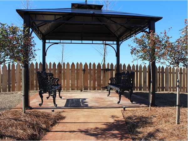 This tranquil setting can be found at Maison de Ville luxury townhomes in Sterlington