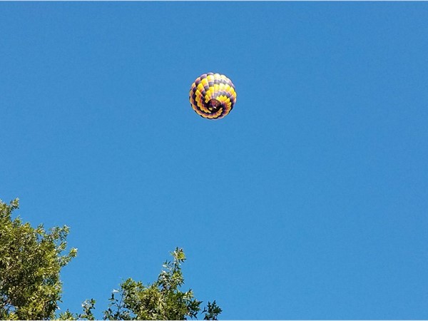 Nottingham Forest,  Blue Valley Schools,  balloon flyover