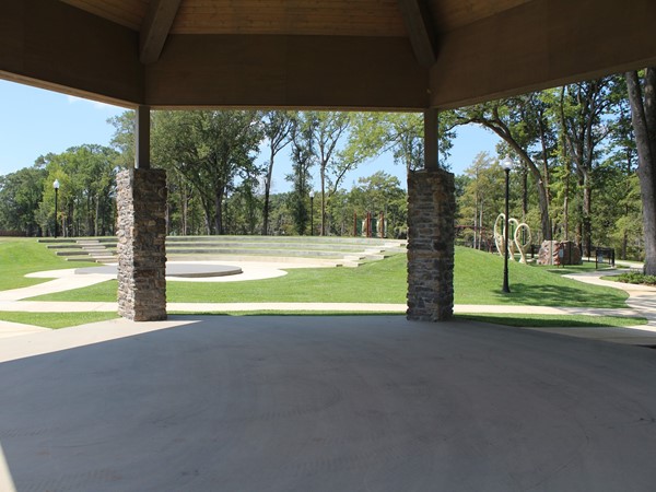 The pavilion at Egret Landing is perfect for parties, reunions and receptions