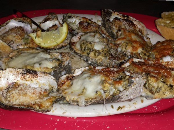 Best oysters around at Dempsey's Seafood Restaurant in the Kiln