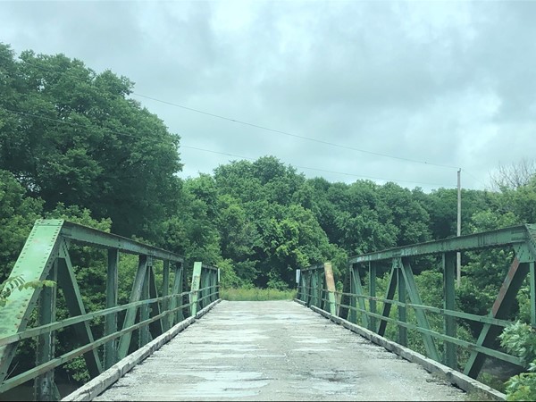 Only way to travel is to get lost on country backroads! Pictured is an old bridge near Cambridge