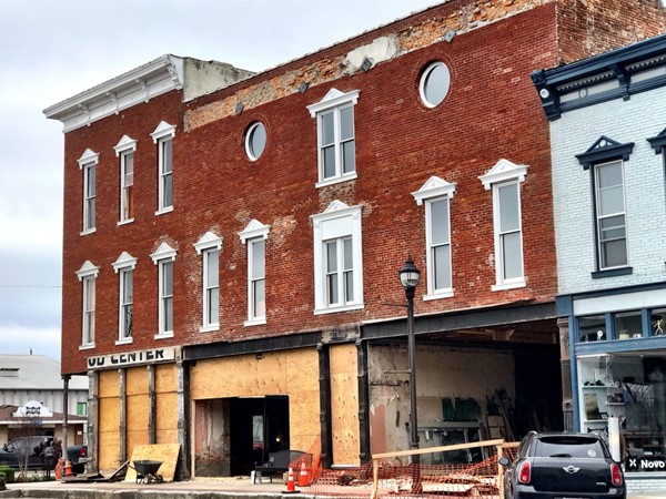 Love seeing old buildings come back to life in Downtown Rogers