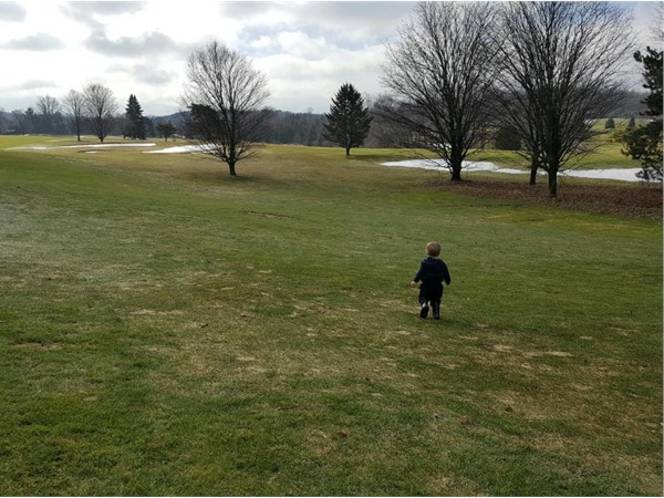 Elmbrook Golf Course in the middle of February