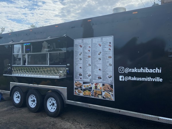 The Ville has a hot new sushi/hibachi truck! Raku is amazing