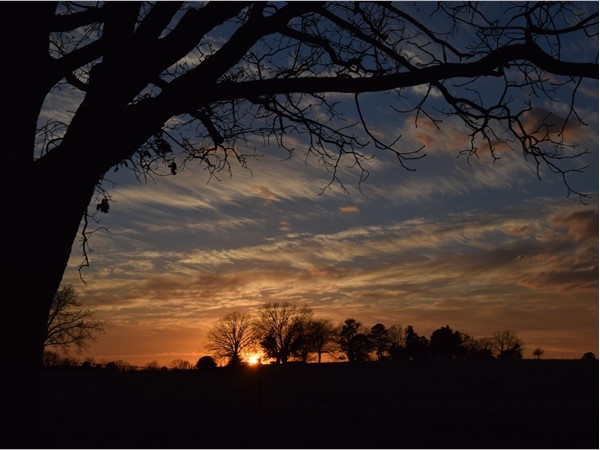 Inspirational sunset in Clarksville