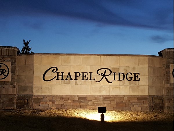The lights are on at Chapel Ridge!  New homes are under construction