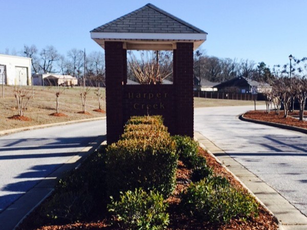 Entrance to Harper Creek Subdivision in Northport