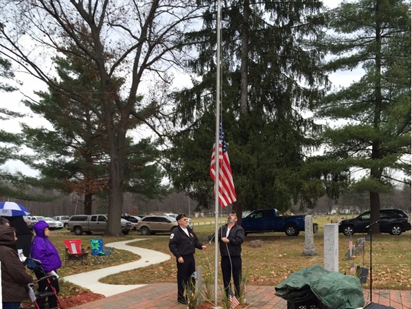 Veterans Day Ceremony at Cook Cemetery