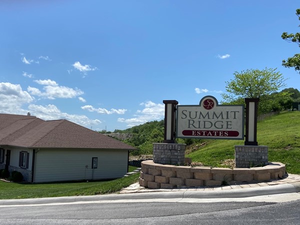 Summit Ridge Estates Subdivision in Branson, MO