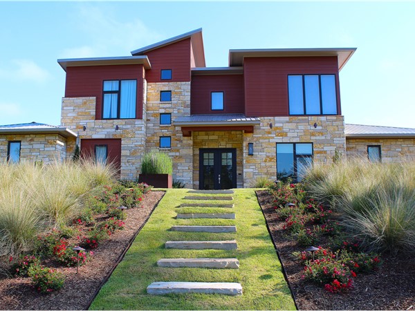 Lost Lakes subdivision offers a variety of home styles, including this contemporary one