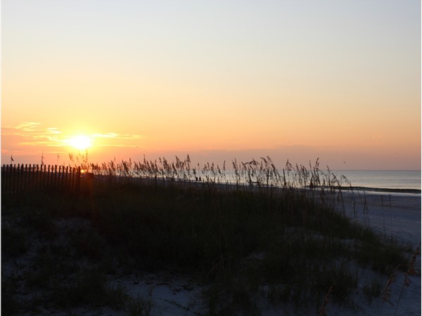 Beautiful early morning at Crystal Shores in Gulf Shores